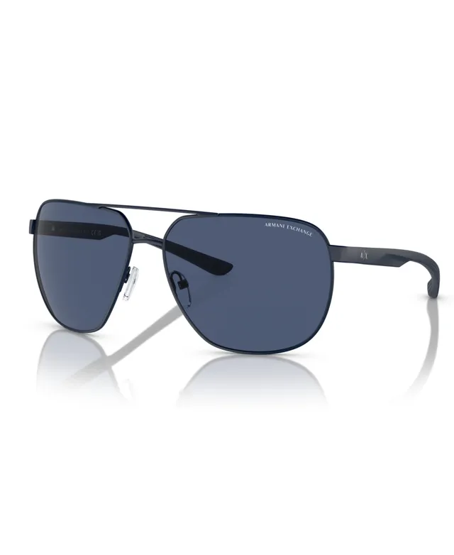 Armani Exchange AX2047S 63 Dark Blue & Matte Blue Sunglasses | Sunglass Hut  USA