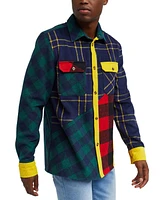 Reason Men's Panel Long Sleeves Overshirt