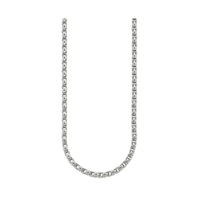 Chisel Stainless Steel Fancy Circle Link Chain Necklace