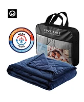 Cozy Tyme Deka 2 in 1 Warm & Cool 6 Pound Weighted Blanket