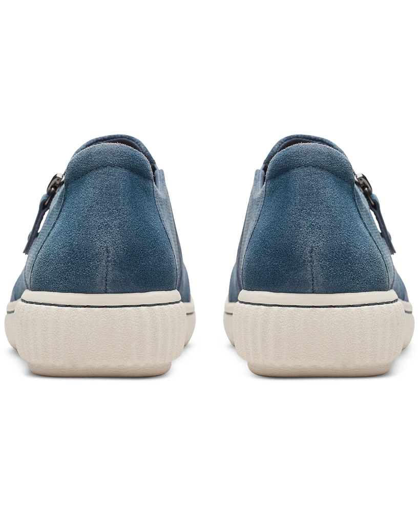 Clarks Women's Caroline Grace Side-Zip Comfort Flats