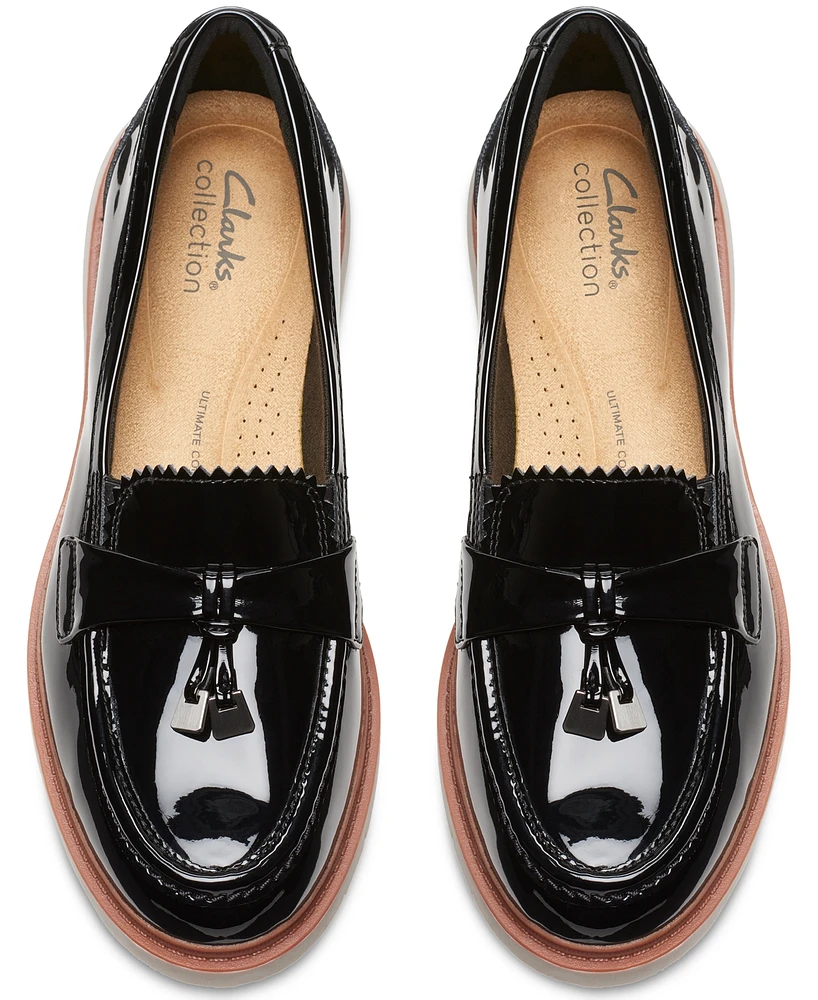 Clarks Women's Westlynn Bella Hardware-Trim Lug-Sole Loafers