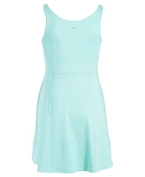 Id Ideology Big Girls Solid Flounce Active Sleeveless Dress, Created for Macy's