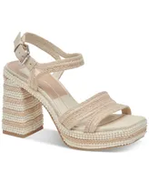 Dolce Vita Women's Anira Embellished Two-Piece Platform Dress Sandals