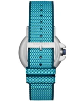 Skagen Men's Signatur Sport Le Three Hand Date Blue Pro-Planet Plastic Watch 40mm