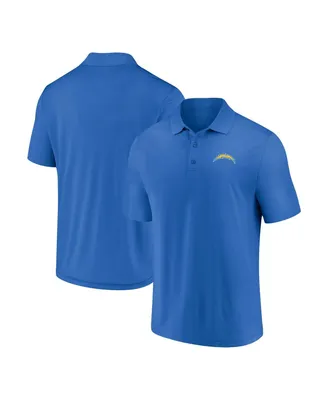 Men's Fanatics Powder Blue Los Angeles Chargers Component Polo Shirt