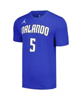 Men's Jordan Paolo Banchero Blue Orlando Magic 2022/23 Statement Edition Name and Number T-shirt