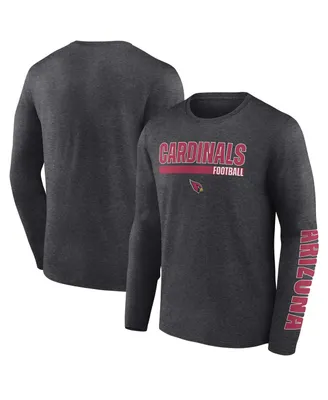 Men's Fanatics Charcoal Arizona Cardinals Long Sleeve T-shirt