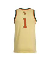 Adidas Men's #1 Miami Hurricanes Swingman Jersey