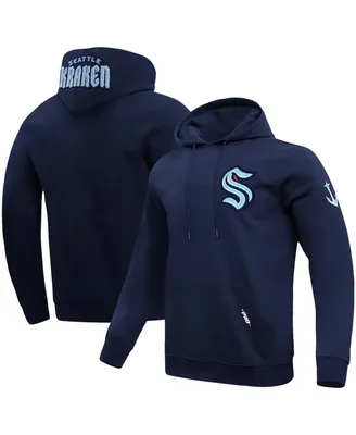 Men's Pro Standard Navy Seattle Kraken Classic Pullover Hoodie