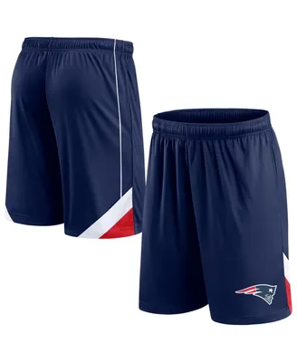 Men's Fanatics Navy New England Patriots Big and Tall Interlock Shorts