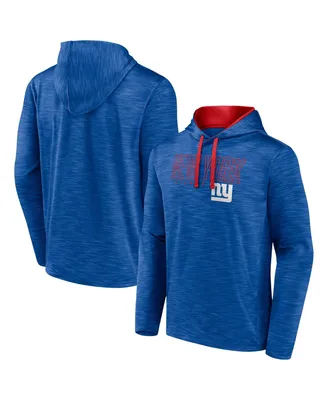 Men's Fanatics Heather Royal New York Giants Hook and Ladder Pullover Hoodie