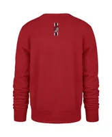 Men's '47 Brand Red Portland Trail Blazers 2023/24 City Edition Postgame Headline Crew Pullover Sweatshirt