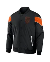 Men's Darius Rucker Collection by Fanatics Black San Francisco Giants Baseball Raglan Full-Snap Jacket