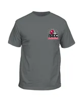 Men's Steel Alabama Crimson Tide 2023 Sec Football Conference Champions Schedule T-shirt