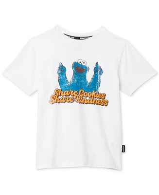 Kenneth Cole X Sesame Street Toddler and Little Kids Cookie Monster T-Shirt