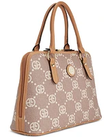 Giani Bernini Block Monogram Dome Satchel, Created for Macy's