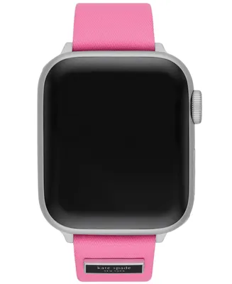 kate spade new york Women's Pink Nylon Band for Apple Watch, 38, 40, 41, 42, 44, 45, 49mm