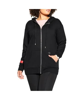 City Chic Plus Emery Hoodie