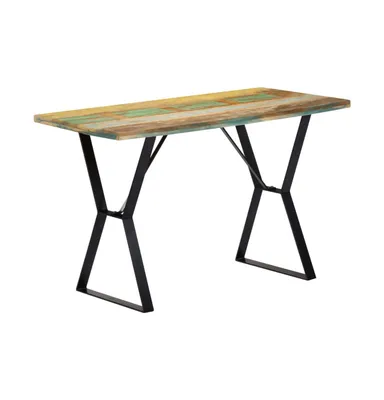 Dining Table 47.2"x23.6"x29.9" Solid Reclaimed Wood