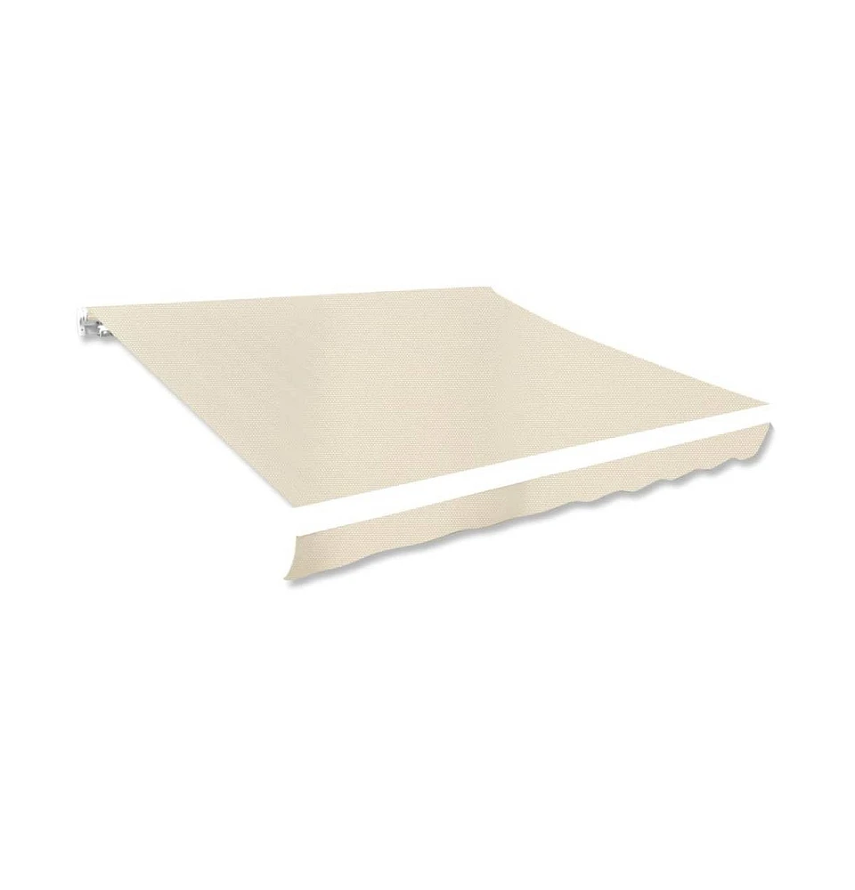 Awning Top Sunshade Canvas Cream 9.8'x8.2' (Frame Not Included)