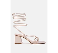 Womens Spruce Tie Up Block Heel Sandals
