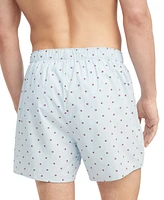 Tommy Hilfiger Men's 3-Pack Classic Printed Cotton Poplin Boxers