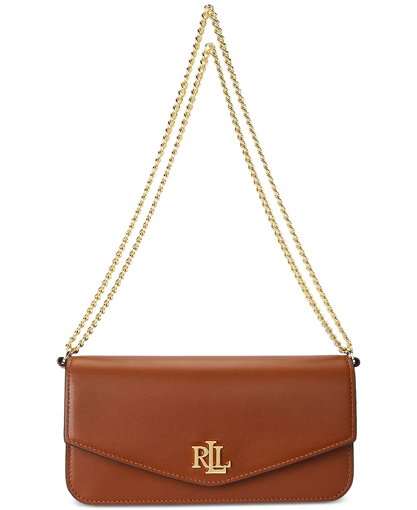 Lauren Ralph Nappa Leather Small Sawyer Bag