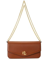 Lauren Ralph Nappa Leather Small Sawyer Bag