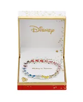 Disney Multi Color Crystal Mickey Mouse Bracelet