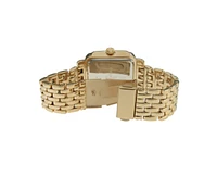 Peugeot Women's Gold Tank Bracelet Watch with Panther Link Gold-Tone Bracelet Strap