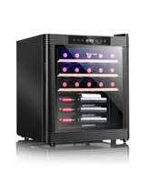 21 Bottle Compressor Wine Cooler Refrigerator with Digital Control