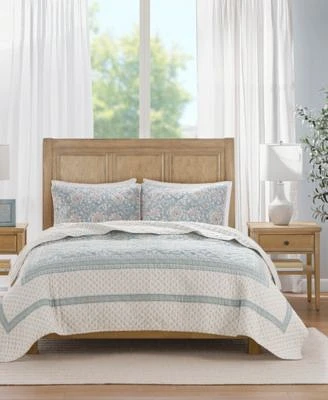 Madison Park Willa 100 Cotton Reversible Quilt Set