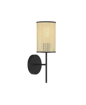 Trade Winds Remy 1-Light Wall Sconce in Matte Black