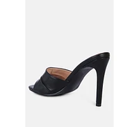 3Rd Divorce Wide Strap Casual High Heels