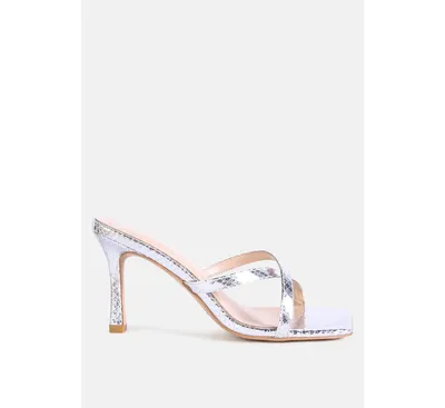 Women's Muriel Cross Strap Slip On Sandals