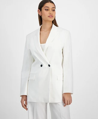 Hugo Women's Peak-Lapel Button-Front Blazer