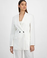 Hugo Women's Peak-Lapel Button-Front Blazer