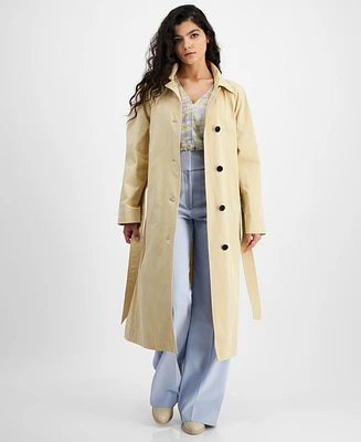 Hugo Women's Button-Front Trench Coat