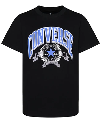 Converse Big Boys Knit Short Sleeve T-shirt