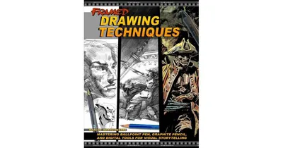 Framed Drawing Techniques, Mastering Ballpoint Pen, Graphite Pencil, and Digital Tools for Visual Storytelling by Marcos Mateu