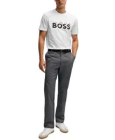 Boss by Hugo Men's Patterned Regular-Fit Trousers
