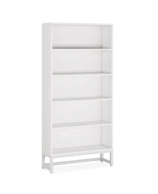 Tribe signs Tall Bookcase and Bookshelf, 70.8" Large Bookcases Organizer with 5-Tier Storage Shelves for Living Room, Bedroom, Office