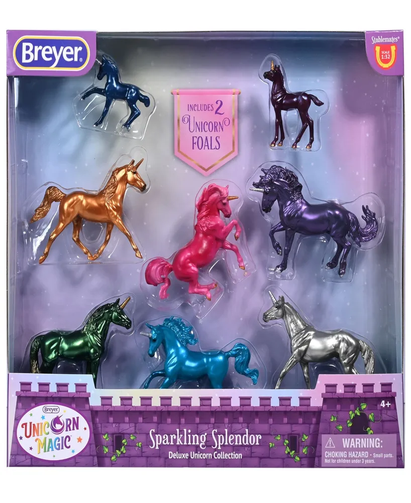 Breyer Horses Sparkling Spendor Deluxe Unicorn Set