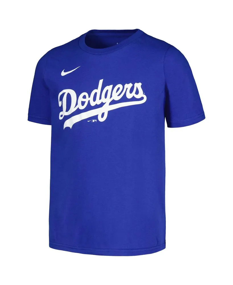 Big Boys Nike Chris Taylor Royal Los Angeles Dodgers Player Name and Number T-shirt