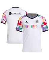 Men's adidas White Nashville Sc 2023 Pride Pre-Match Top