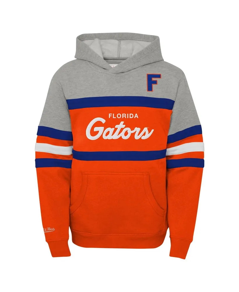 Big Boys Mitchell & Ness Orange Florida Gators Head Coach Hoodie