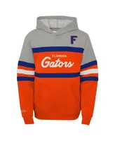 Big Boys Mitchell & Ness Orange Florida Gators Head Coach Hoodie