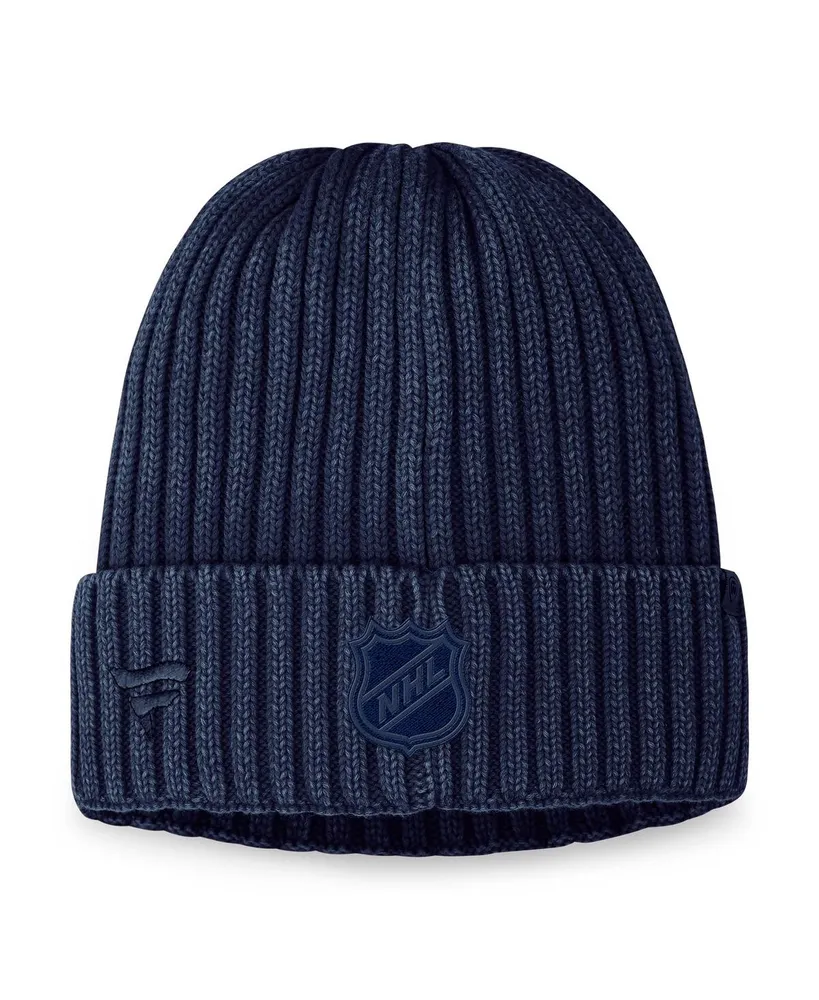 Men's Fanatics Navy St. Louis Blues Authentic Pro Road Tonal Knit Hat