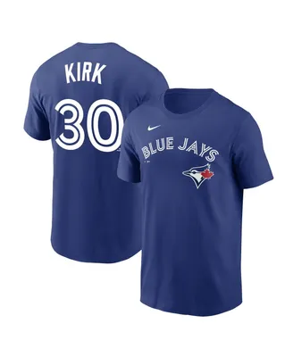 Men's Nike Alejandro Kirk Royal Toronto Blue Jays Player Name and Number T-shirt
